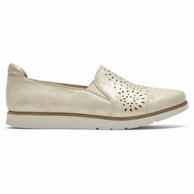 Rockport Cobb Hill Laci Twin-Gore Freizeitschuhe Damen Weiß VHL-296340